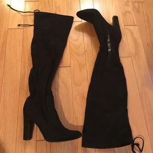 Black Over the knee boots
